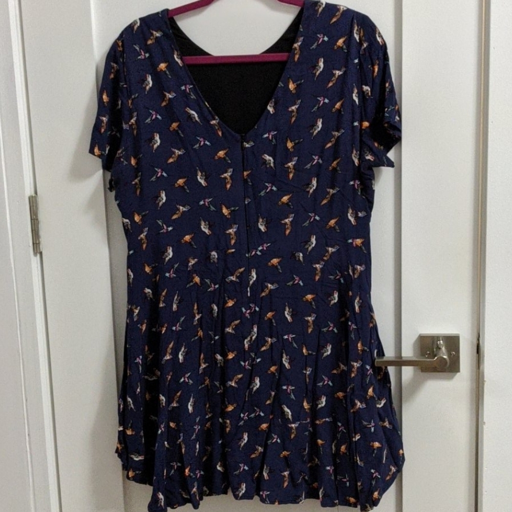 Bird Patterned Dress - Picture 2 of 3